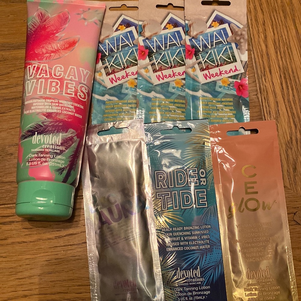 Indoor tanning lotion